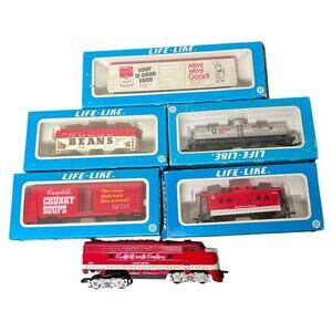 Vintage Life-Like Campbell Soup Company Train Collection Ho Model Railroading